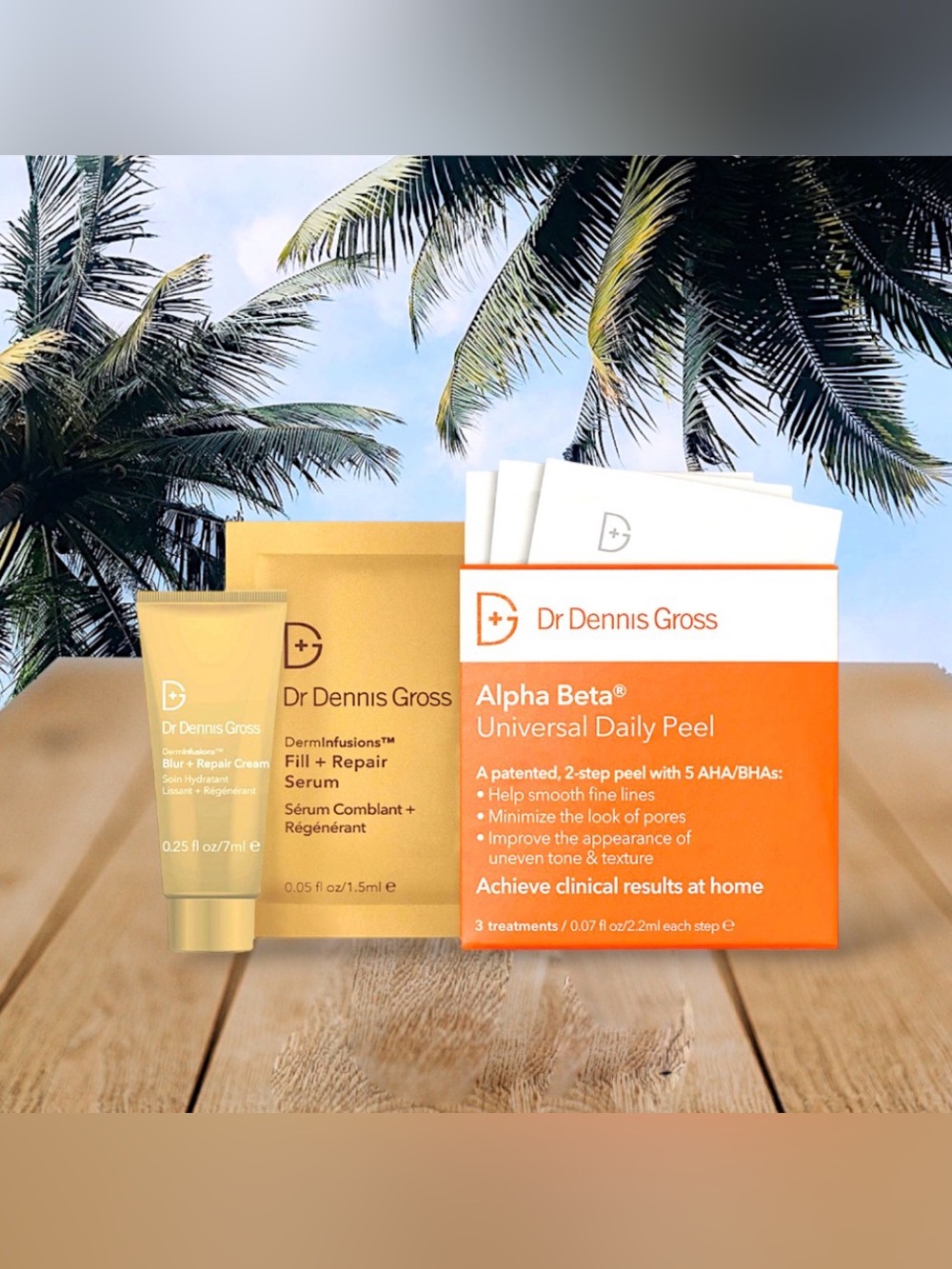Dr. Dennis Gross Skincare Skin Spa Trio set - Travel Mini size
